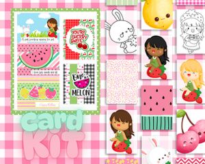 Misty Lavigne - Fruit Salad Card Kit with extras